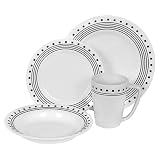 Corelle Ultra 16-Piece Set, Service for 4, City Line