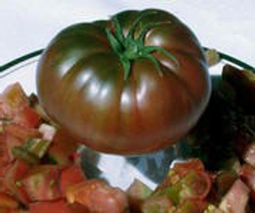 Schwarze Fleischtomate mit hohem Zuckergehalt - Black Krim - 10 Samen