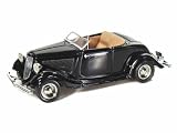 1934 Ford Coupe Convertible 1/24 Black
