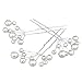 Polytree 10pcs Women's Fashion Pearls Hair Pins (White)