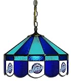 Imperial Utah Jazz Licensed 16-Inch Diameter Stained Glass Pub Light