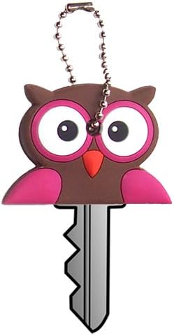 FUNCO Pink Owl Key Cover / Key Cap / Key Chain (Flat Rate 2.99 Shipping - Any Size Order)