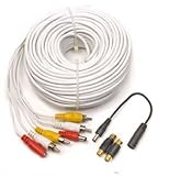 Q-See QS120F Audio, Video & Power 120 Foot Extension RCA Cable
