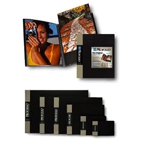 Itoya ID-241711 Digital Printer Profolio album, Bound Portfolio with Crystal Clear Polypropylene Pages for 17 x 11, 24 Pages Per Book, Holds 48 Photos Color: Black