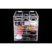 countertop makeup organizer with drawers