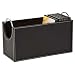 Oliver Faux-Leather CD/DVD Holder - Black