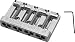 Leo Quan Badass III Replacement Bass Bridge Grooved, Nickel*