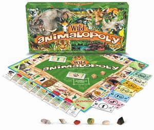 Wild Animalopoly animal wildlife Monopoly Board 