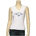 Image of Reebok Detroit Lions Ladies White Heather Sleeveless T-shirt