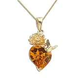 Chrysanthemum November Birthday Flower Pendant