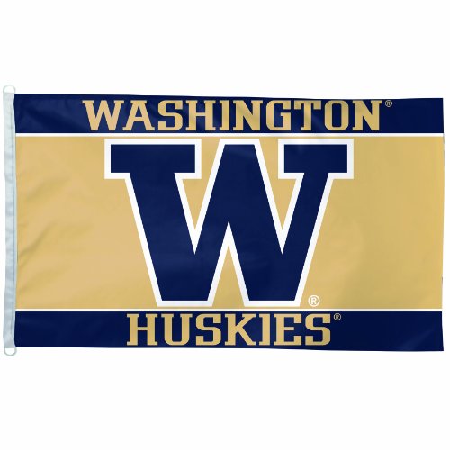NCAA Washington Huskies 3-by-5 foot Flag