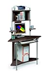 Dark Walnut Corner Computer Office Desk Display Unit - W44