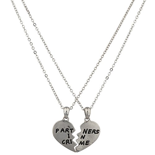 Lux accessories partners in crime heart bff forever bes…