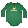 John Deere Infant Logo Onesie Green