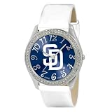 Game Time Women's MLB-GLI-SD Glitz Classic Analog San Diego Padres Watch