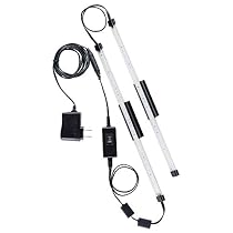 GloFish Light 29039 2-Piece LED Stick Light for 55-Gallon Aquarium, 13-Inch, White and Blue
