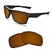 Littlebird4 Replacement Sunglasses Lenses Compatible with Oakley Twoface, Polarized with UV Protection-Brown