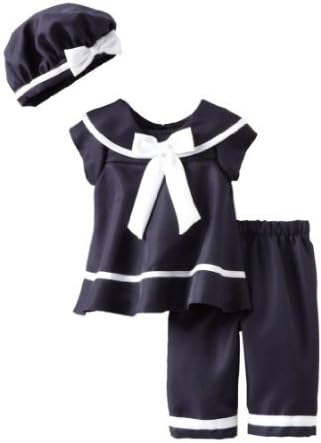 Nautical Capri Set with Hat (6 with Bracelet for Mom)