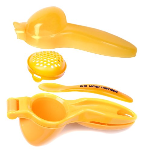 The Wean Machine - Prepares Baby Food - Just Fill Squeeze and Feed BPA and Phalates Free