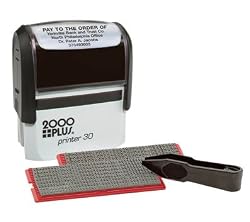 Black Replacement Ink Pad for Self-Inking Printer P30 COS061899