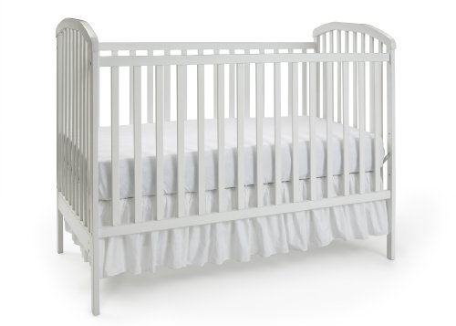 Nursery 101 Baby's Room Basic Convertible Crib Set, White