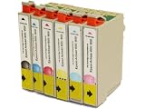 6 Pack Set Remanufactured T0981 T0992-T0996 Ink Cartridges For Epson Artisan 700 710 800 810
