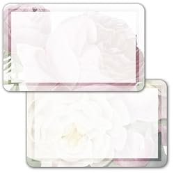 Delicate Roses - Assorted Adhesive Labels