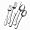 International Silver 45-Piece Nouveau Stainless Steel Flatware Set, Service for 8
