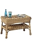 All - weather Wicker - look Cocktail Table, 18.5 &acute; Hx28 &acute; W, ANTIQUE - B0001WZ87M