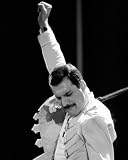 Freddie Mercury Queen, Wembley Poster Approximate size 11.7" x 16.5"- 297mm x 420mm