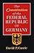 The Constitution of the Federal Republic of Germany