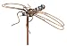 SunSpots 99571 Dragonfly Garden Stake