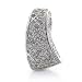 14K White Gold Diamond Pendant w/ Chain