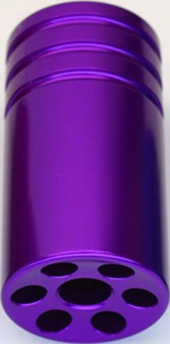 Ruger 10/22, Charger, 22/45 M115-F Muzzle Brake CNC Machined Anodized Threaded 1/2x28 TPI .22 Cal Only (Satin Purple)