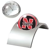 Nebraska Cornhuskers NCAA Spinning Clock