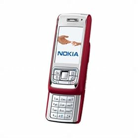 Nokia E65 Unlocked Phone with 2 MP Camera, International 3G, Wi-Fi, Media Player, and MicroSD Slot--International Version with Warranty (Red)