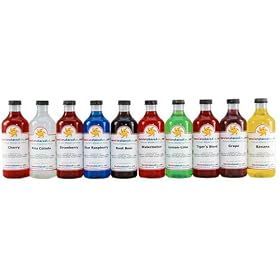 Hawaiian Shaved Ice - Snow Cone Syrups - 10 Flavor Pack