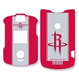 Official NBA Team Logo Motorola RAZR Snap on Shield Cover for - V3, V3c, V3i, V3m - Houston Rockets