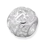 beads Exklusiver Unique 925 Sterling Silber Bead ohne Gewinde   rhodiniert BO0102 Erfahrungsbericht