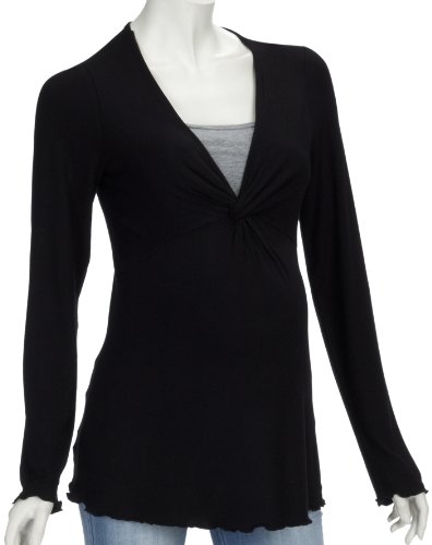 bellybutton Romi 552-1 Damen Umstandsmode Umstandsmode/ Shirts & Tops, Gr. S Schwarz (blac Preisvergleich