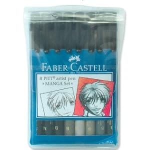 Wallet Manga Pen 8-pc. Set by 