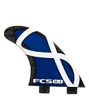 FCS UL-5 Ultralight Surfboard Tri Fin Set - Blue