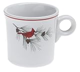 Fiesta Holiday Cardinal Mugs, Set of 4