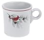 Fiesta Holiday Cardinal Mugs, Set of 4