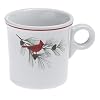 Fiesta Holiday Cardinal Mugs, Set of 4