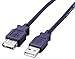 ELECOM USB�����P�[�u�� USB(A)�I�X-USB(A)���X 1.0m �u���b�N USB-EA1BK