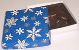 Scott's Cakes 1/2 lb. Dark Chocolate Almond Bark in a Snowflake Box