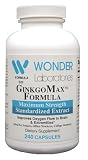Ginkgomax, Optimum Strength Ginkgo Biloba, Improves Oxygen Flow to Brain & Extremities - 240 Capsules #6223