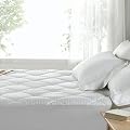 Linens Limited Polycotton Quilted Waterproof Mattress Protector, Single