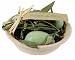 Panier des Sens Olives shaped gift set 7 soaps in ceramic dish - Cueillette des Olives, Olive harvest